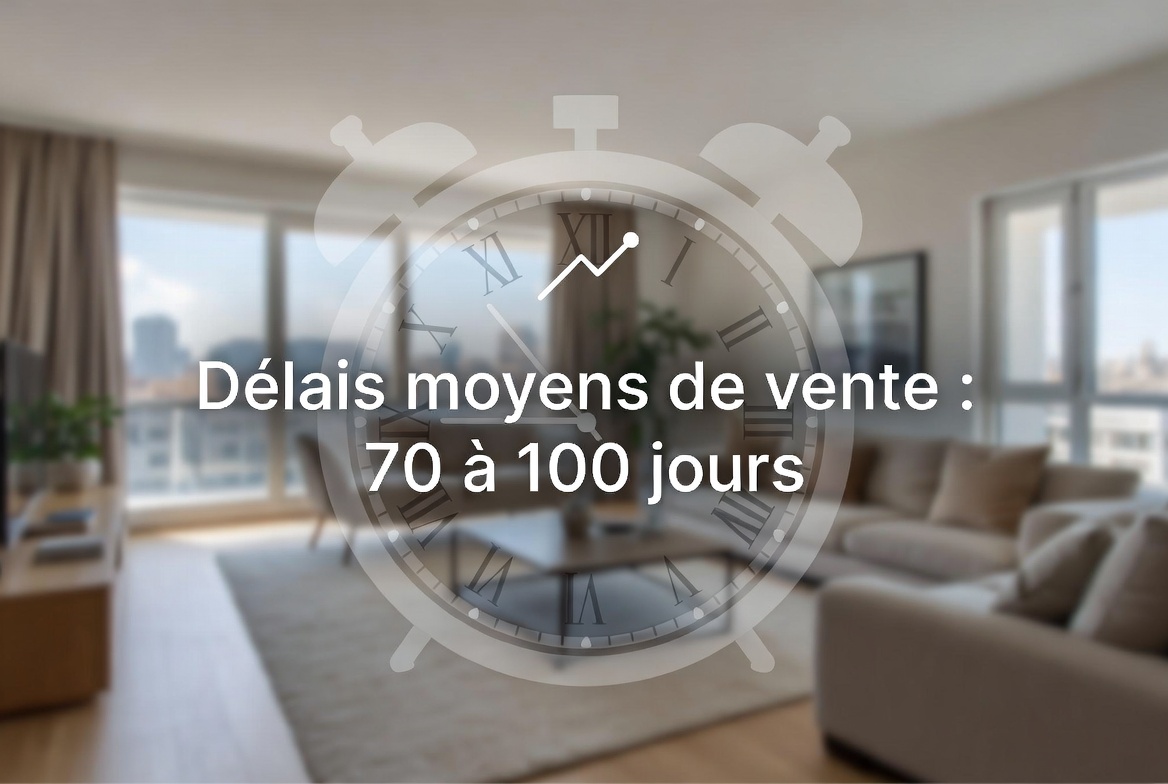 Quels sont les délais moyens pour vendre un appartement en France ?