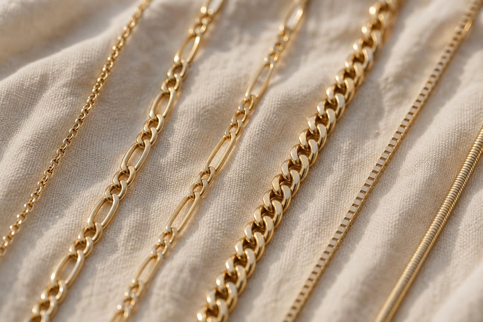 découvrez les différentes formes de mailles utilisées pour les colliers et comment elles influencent le style et l'élégance de vos bijoux.